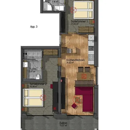 Myalps Jordans Apartment